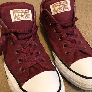 Maroon Converse All Star Madison Ox Sneakers